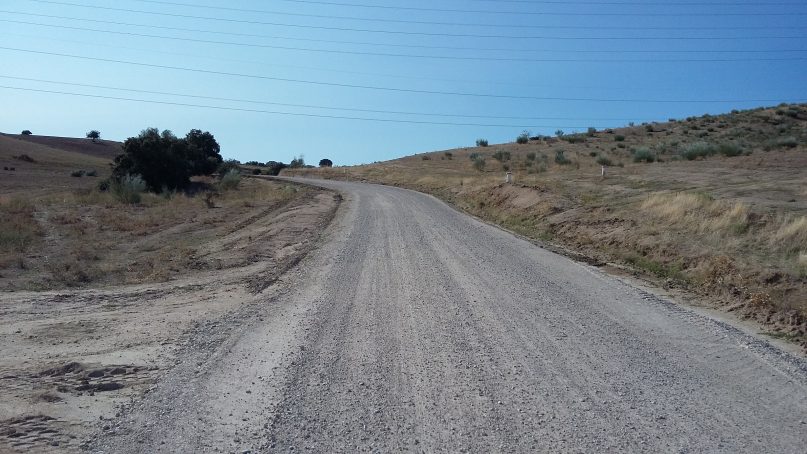 Camino rural cañada real segoviana