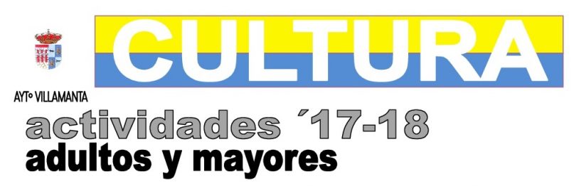 Actividades adultos y mayores 17-18