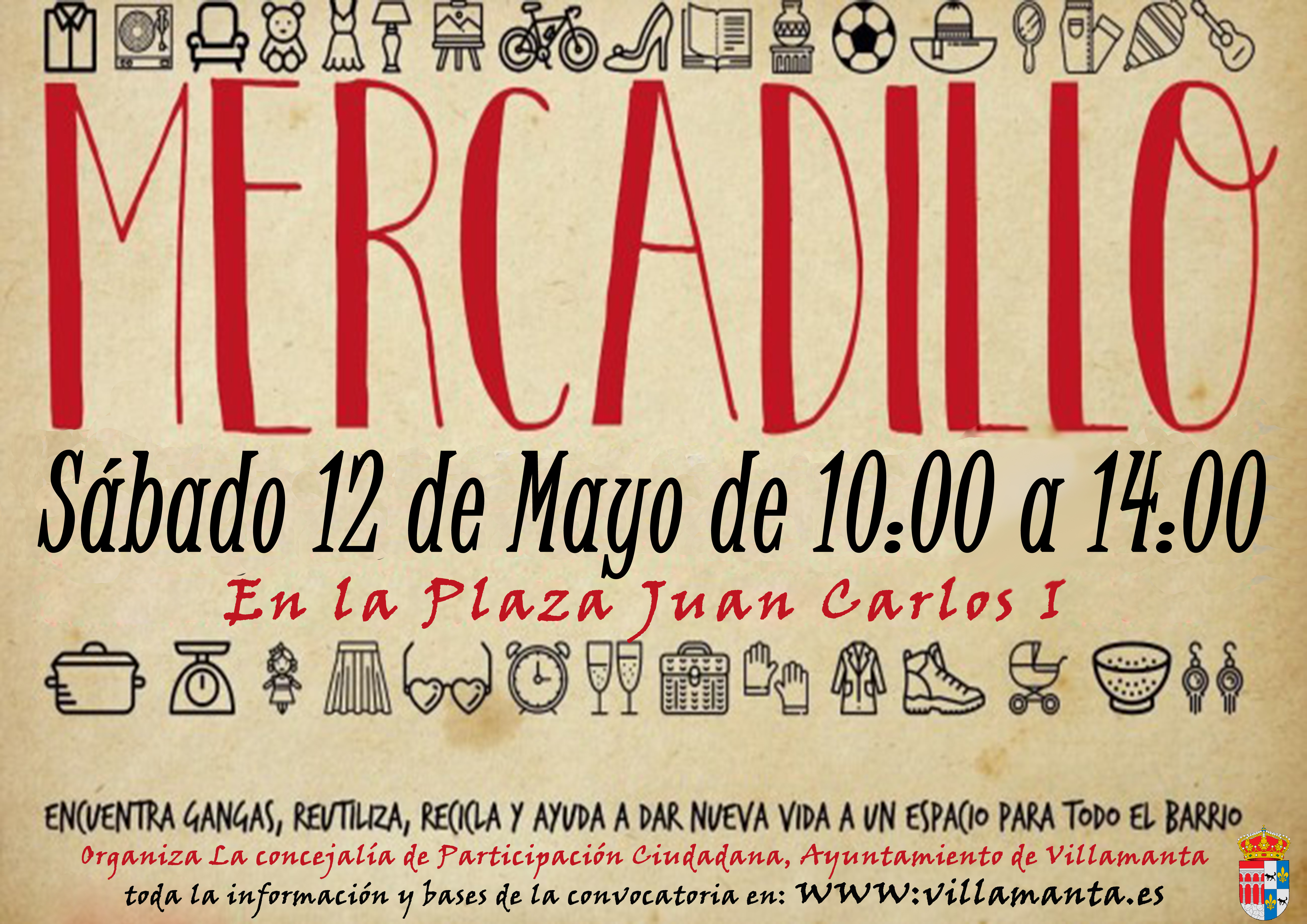 Mercadillo 12 de mayo de 2018