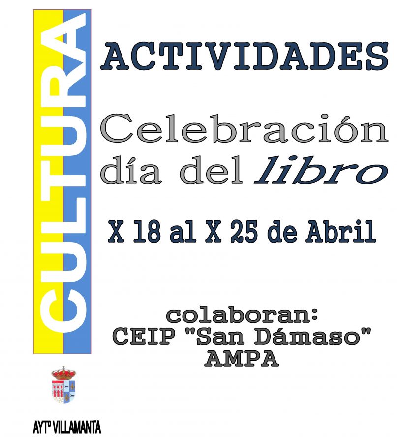 Celebración día del libro del 18 al 25 de abril