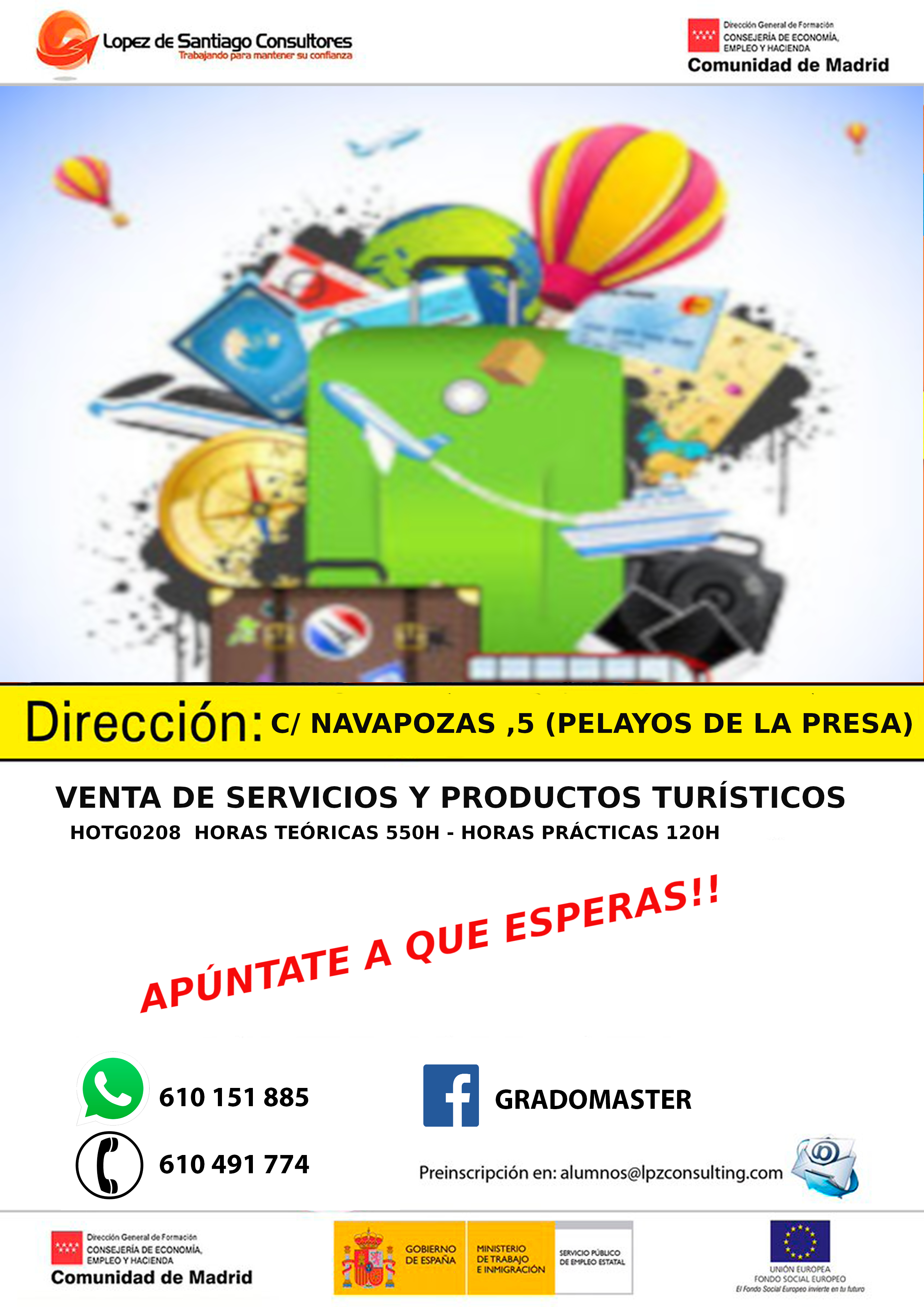 Curso de Venta de servicios y productos turísticos